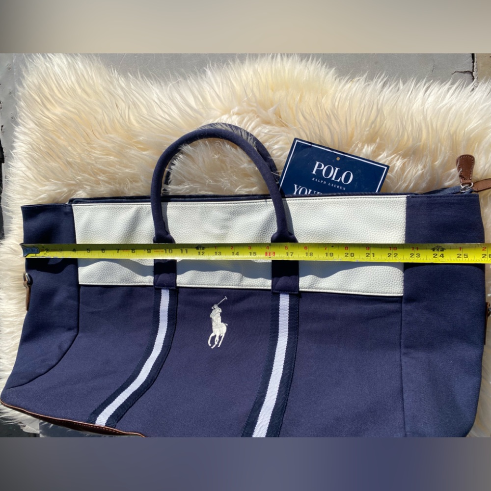 NWT Large POLO Ralph Lauren duffel bag - Picture 3 of 5